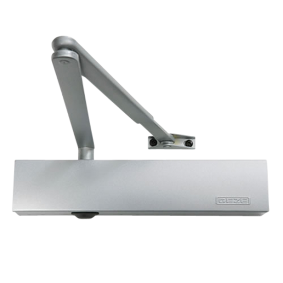 GEZE TS4000S Size 1-6 Overhead Door Closer Silver - Click Image to Close