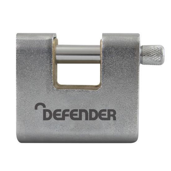 DEFENDER Armoured Warehouse Sliding Shackle Lock 60mm KD - Click Image to Close
