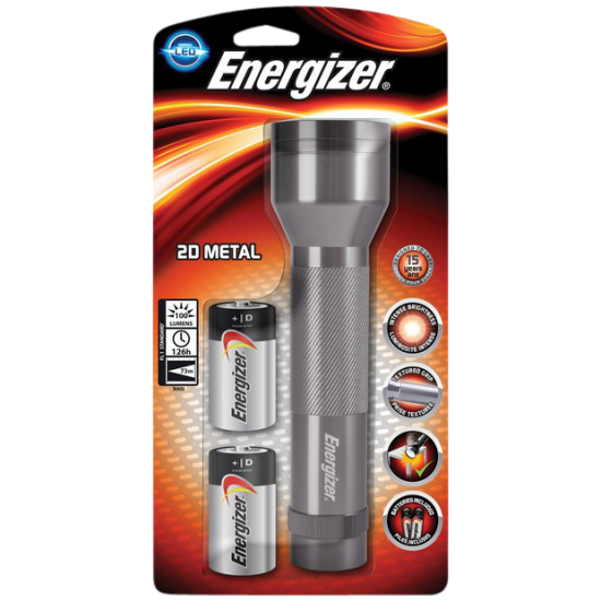 ENERGIZER LED Value Metal 2D Torch Metal - Click Image to Close