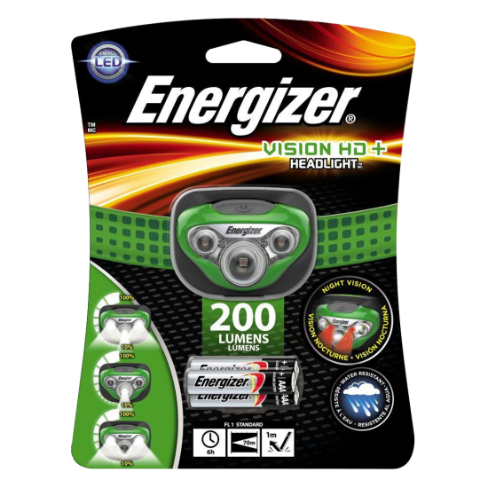 ENERGIZER Vision HD Headlight 200 Lumens 200 Lumens - Click Image to Close