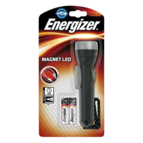 ENERGIZER LED Magnet Flash Light Torch Red - Click Image to Close