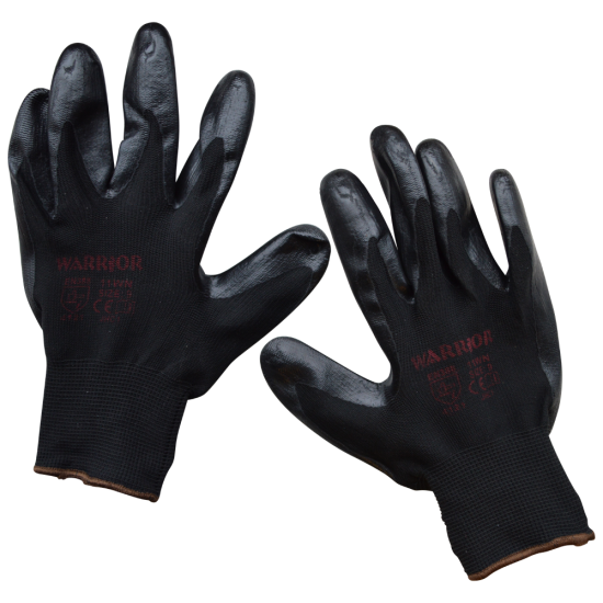 WARRIOR Dipped PVC Gloves Large - Click Image to Close