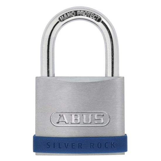ABUS Silver Rock 5 Open Shackle Padlock 50mm KA Boxed - Click Image to Close