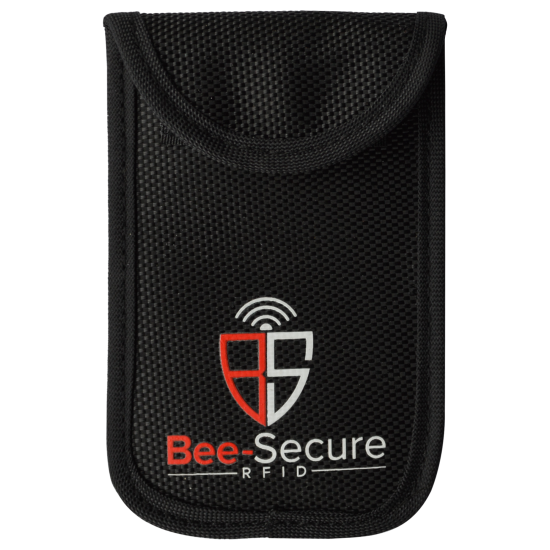 BEE-SECURE RFID Key Pouch - Polyester Black Polyester - Click Image to Close