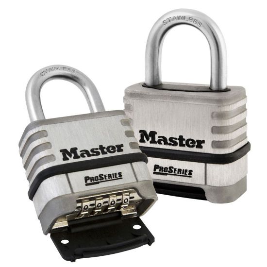 MASTER LOCK 1174D Open Shackle Combination Padlock 58mm - Click Image to Close