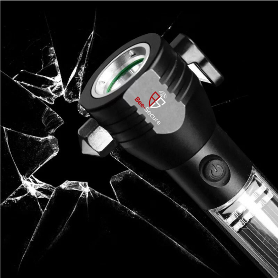 BEE-SECURE Solar Emergency LED Flashlight BS005 - Click Image to Close