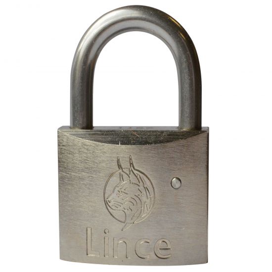 LINCE Nautic Brass Body Corrosion Resistant Open Shackle Padlock 30mm - Click Image to Close