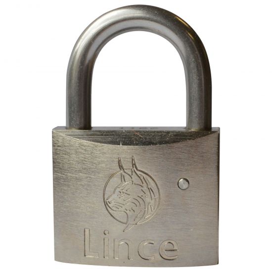 LINCE Nautic Brass Body Corrosion Resistant Open Shackle Padlock 45mm - Click Image to Close