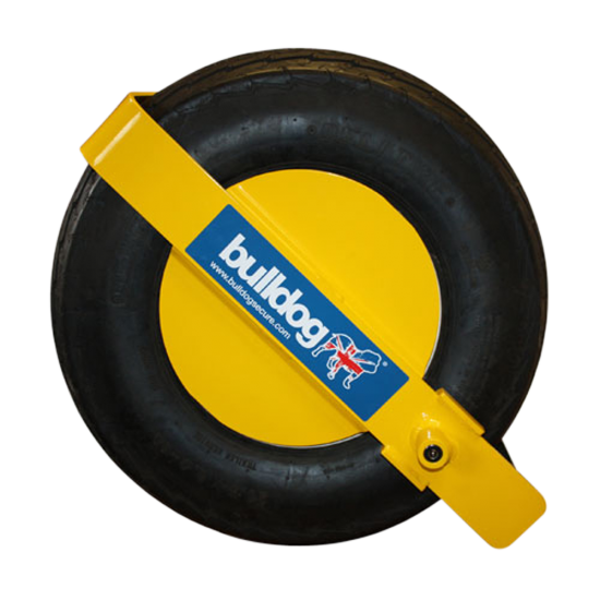 BULLDOG Trailclamp To Suit Small Trailers TC100 Tyres 100 to 122mm Width 200mm Rim Dia - Click Image to Close