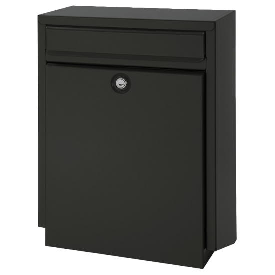 DAD Decayeux D100 Series Post Box Black - Click Image to Close