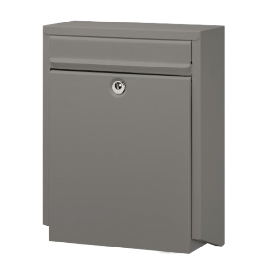 DAD Decayeux D100 Series Post Box Quartz Grey - Click Image to Close