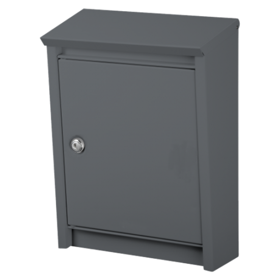 DAD Decayeux D110 Series Post Box Anthracite Grey - Click Image to Close