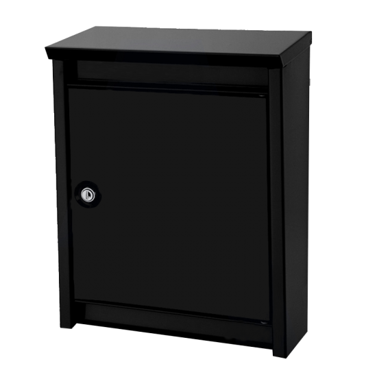 DAD Decayeux D110 Series Post Box Black - Click Image to Close