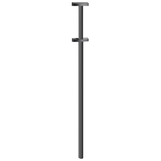 DAD Decayeux P100 Series Post Box Mounting Pole Anthracite Grey - Click Image to Close