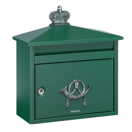 DAD Decayeux D210 Series Classic Style Post Box Green - Click Image to Close