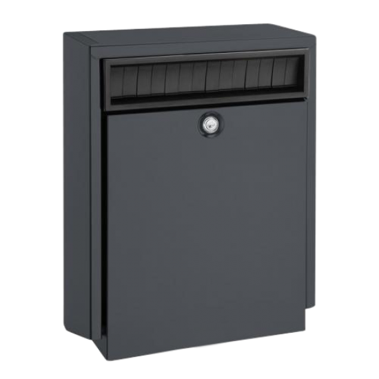 DAD Decayeux D410 Series Anti Theft Post Box Anthracite Grey - Click Image to Close