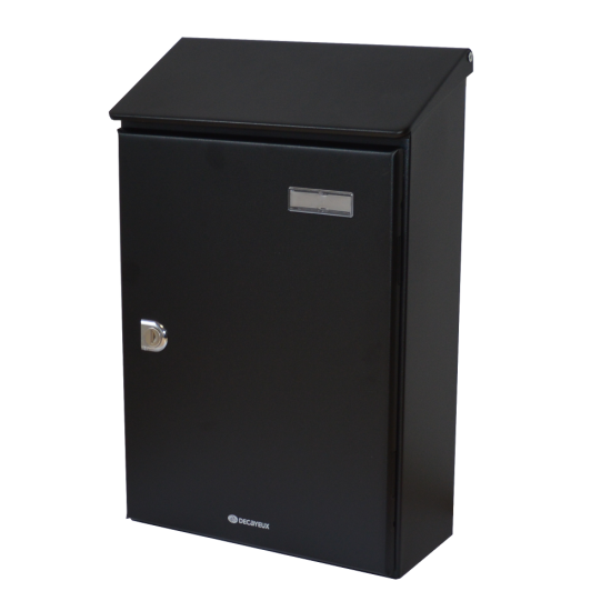 DAD Decayeux Picardy 4 Post Box Black - Click Image to Close