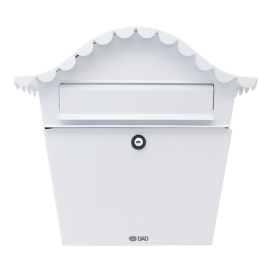DAD Decayeux Sirocco Post Box White - Click Image to Close