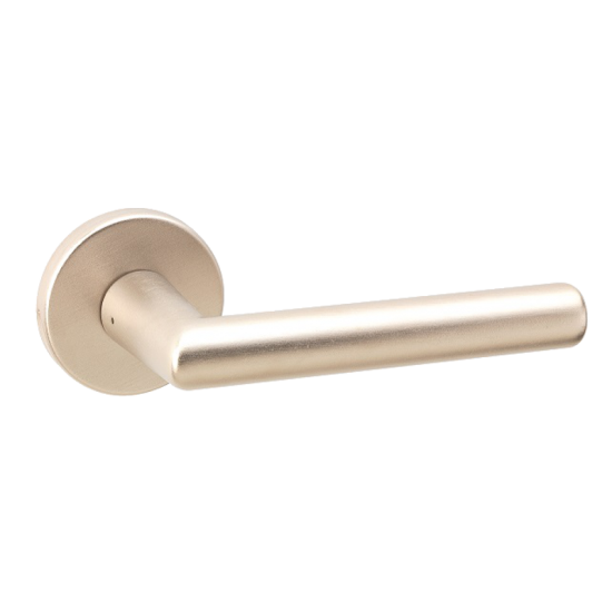 URFIC Easy Click Titan Lever On Rose Satin Nickel - Click Image to Close