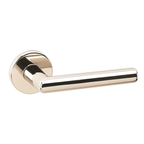 URFIC Easy Click Titan Lever On Rose Polished Nickel - Click Image to Close