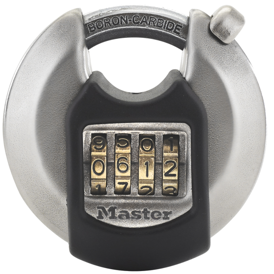 MASTER LOCK Excell Discus Combination Padlock 70mm - Click Image to Close