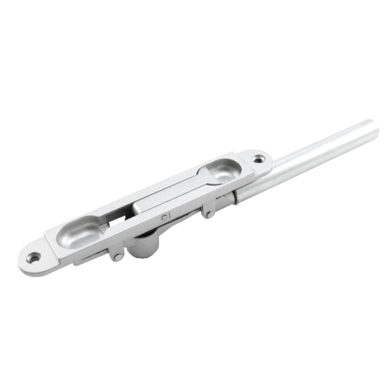 HOOPLY Flush Bolt For Container Window Shutter Silver - Click Image to Close