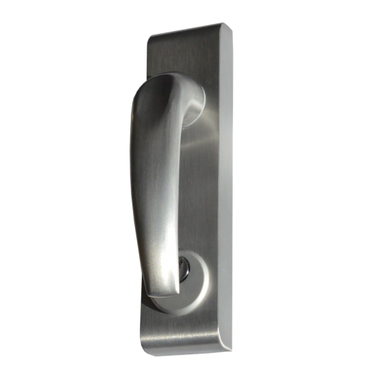 AXIM Locking Handle To Suit PR7085 & PR7085P Exit Devices Silver - Click Image to Close