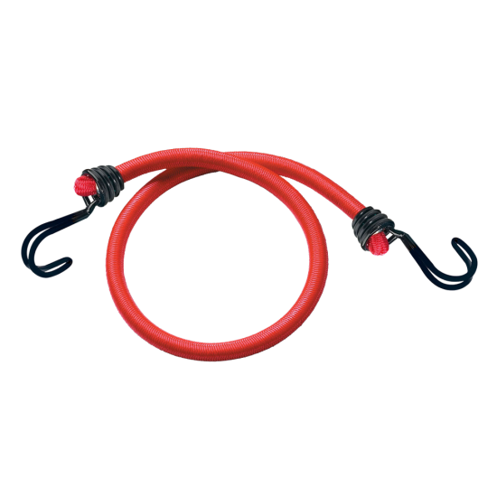 MASTER LOCK Twin Wire™ Bungee Cord Set of Two 60cm x 8mm Red - Click Image to Close
