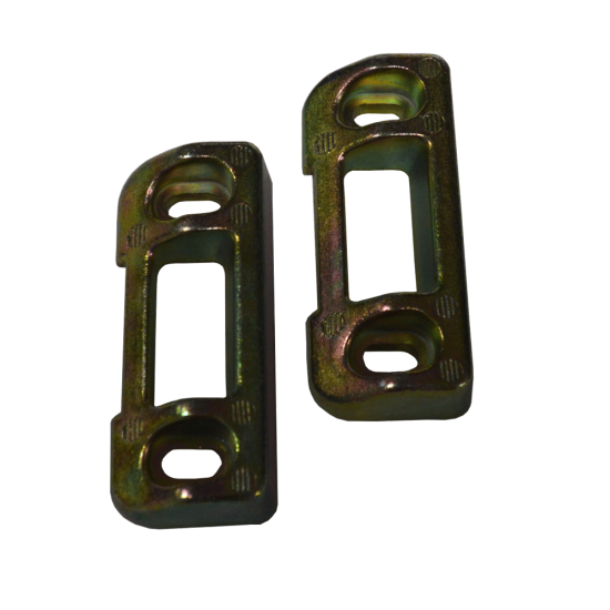BRITON 376 Series Metal Door Strike Zinc Plated - Click Image to Close