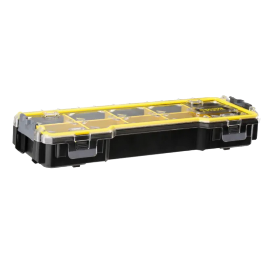 STANLEY FatMax® 1/3 Shallow Organiser Black & Yellow - Click Image to Close
