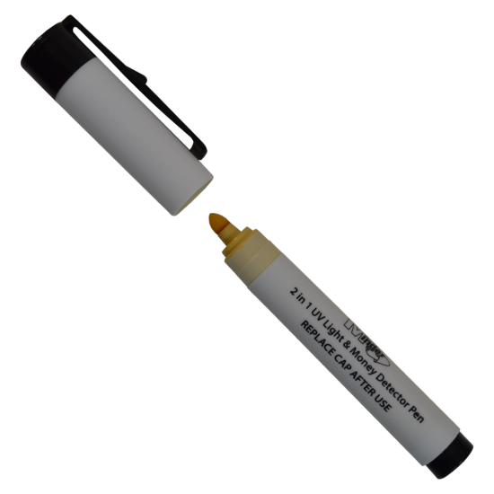 MINDER Cash Minder 2 in 1 UV Light Pen 365nm UV - Click Image to Close