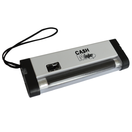 MINDER Cash Minder Portable 2 in 1 UV Lamp & Spotlight White - Click Image to Close