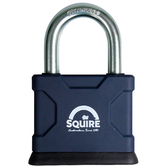 SQUIRE ATL42S & ATL52S All Terrain Rustproof Open Shackle Brass Padlock 54mm KD Visi - Click Image to Close