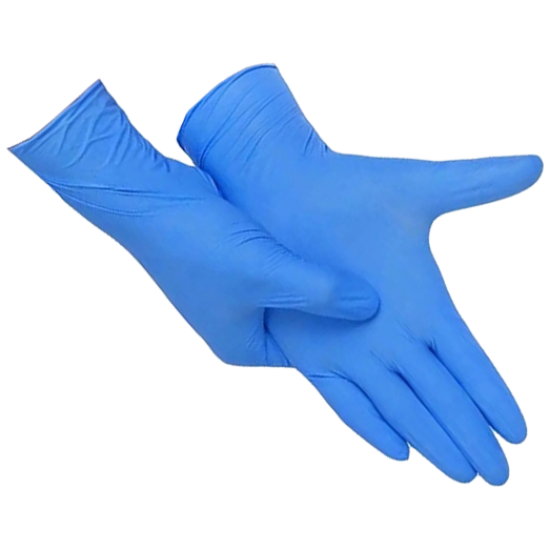 ALDRIDGE Powder Free Nitrile Gloves Box Of 100 Medium - Click Image to Close