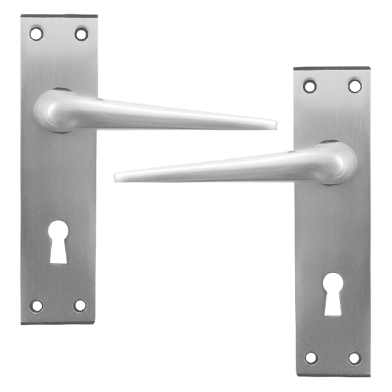 DORTREND 4212 Shirley Plate Mounted Lever Lock Furniture SAA Lever Lock - Click Image to Close