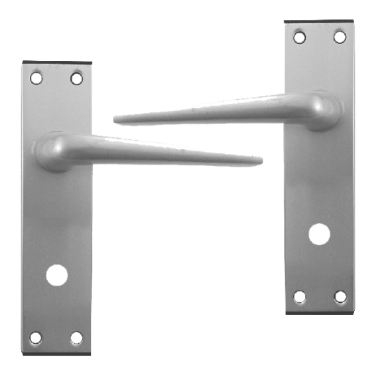 DORTREND 4212 Shirley Plate Mounted Lever Lock Furniture SAA Bathroom LH - Click Image to Close