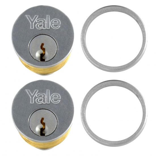 YALE 1133 Screw-In Cylinder SC KD Boxed - KA Pair - Click Image to Close