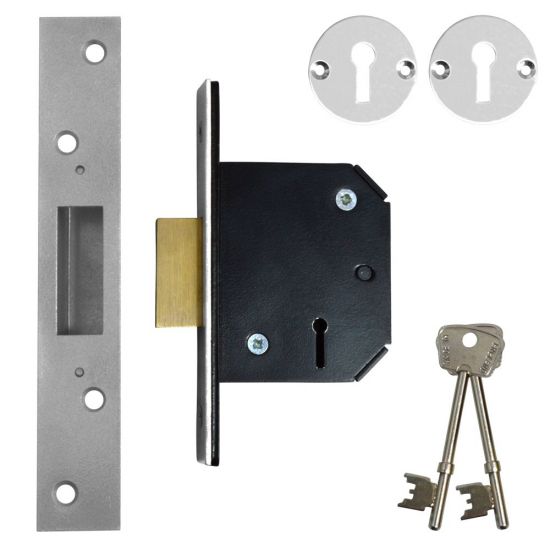 WILLENHALL LOCKS M1 5 Lever Deadlock 64mm SC KD Boxed - Click Image to Close