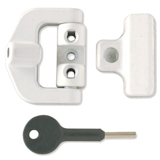 YALE 8K123 Window Swing Lock WH Visi - Click Image to Close