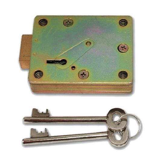 WALSALL LOCKS S1771 & S1772 Safe Lock GALV 7 Lever Down Shoot - Click Image to Close