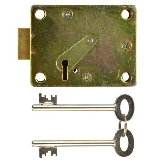 WALSALL LOCKS S1771 & S1772 Safe Lock GALV 7 Lever Across Shoot - Click Image to Close