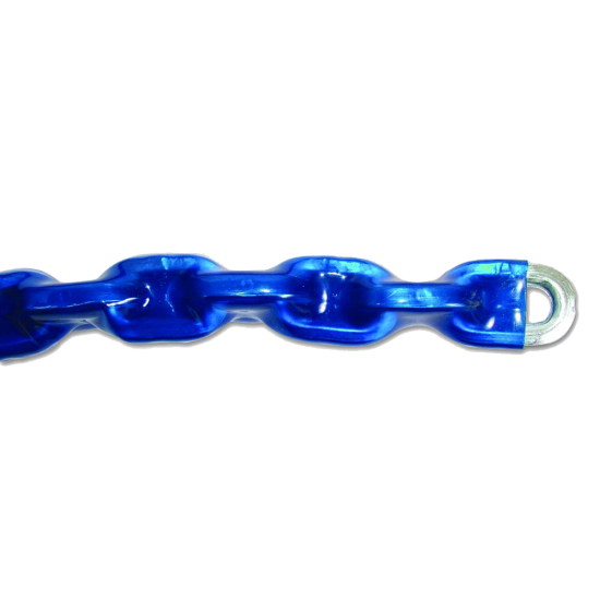 ENGLISH CHAIN Superquad High Security Welded Steel Chain 10mm ZP 1.2m - Click Image to Close