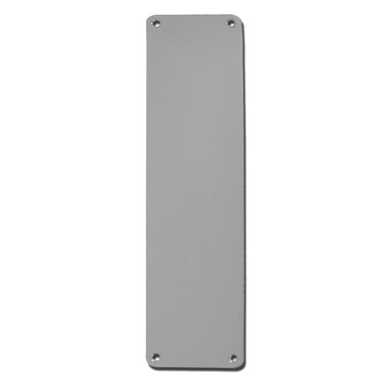 DORTREND 75mm Wide Rounded Aluminium Finger Plate 305mm PA - Click Image to Close