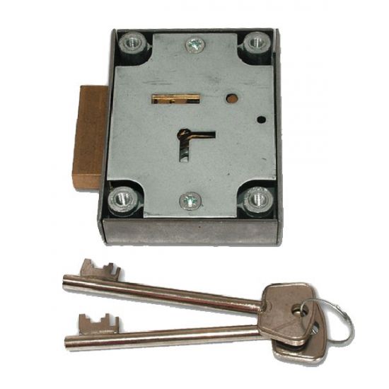 G&C Gun Cabinet Lock ZP 7 Lever - Click Image to Close