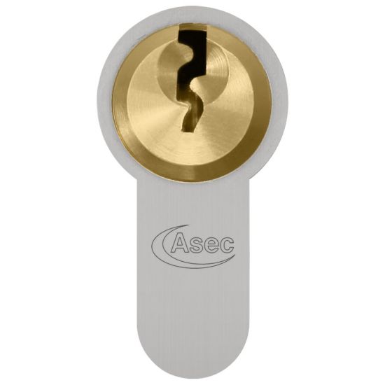 ASEC Vital 6 Pin Double Euro Dual Finish Snap Resistant Cylinder 60mm 30/30 (25/10/25) - Click Image to Close