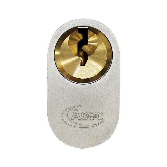 ASEC Vital 6 Pin Oval Double Cylinder 80mm 40/40 (35/10/35) - Click Image to Close