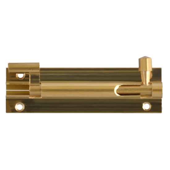 ASEC VITAL Brass 25mm Wide Necked Barrel Bolt 100mm - Click Image to Close