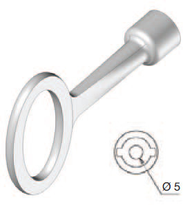 L&F 0011 Double Barb Spanner Lock 16mm - Click Image to Close
