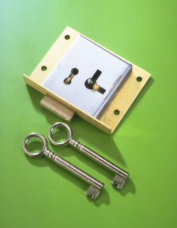 2 1/2'' Drawer Lock 1 Lever 20T - Click Image to Close
