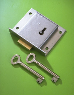 2 3/4'' Steel Drawer Lock 25 - Click Image to Close